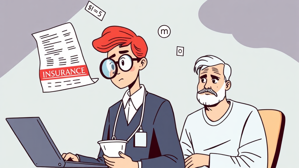 실손보험료 인상 원인 분석 (illustration 스타일)