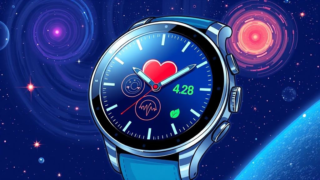 워치8 주요 특징 (cartoon 스타일)