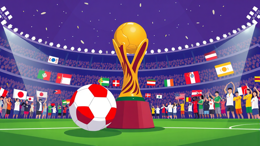 타 국가 조 편성 결과 (illustration 스타일)