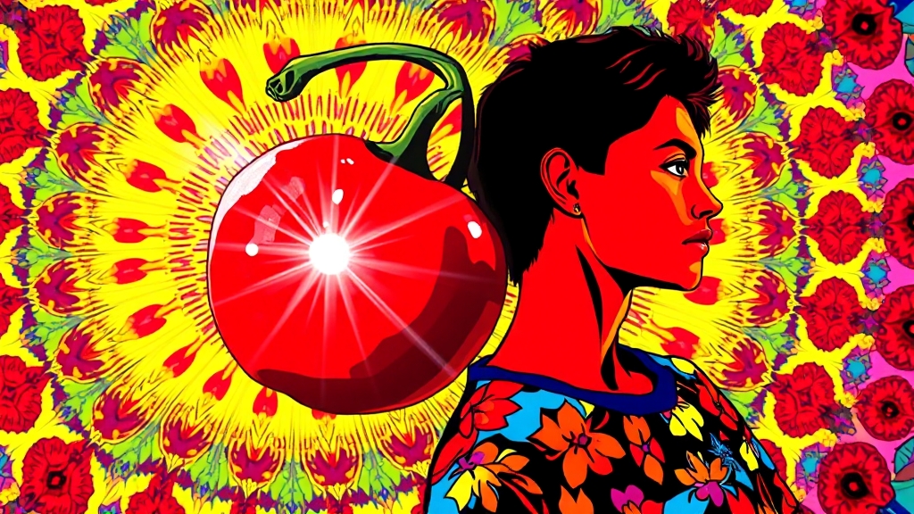 구기자의 핵심 영양 성분 (popart 스타일)