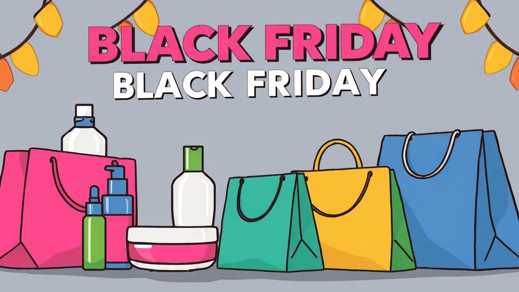 올리브영 블프 행사 개요 (cartoon 스타일)