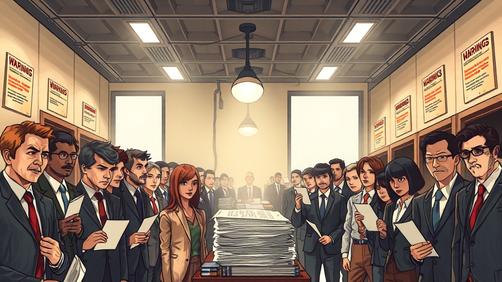 보건증 미발급 시 불이익 (illustration 스타일)
