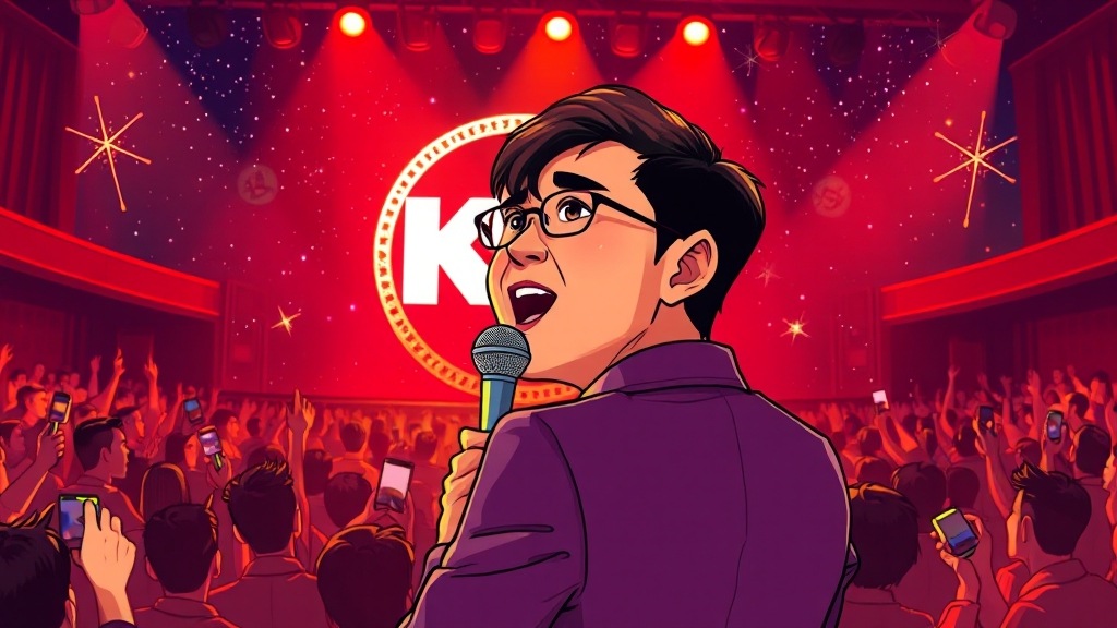 KBS와 조용필의 만남 (cartoon 스타일)