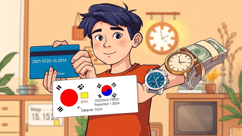 신청 자격 및 조건 (cartoon 스타일)