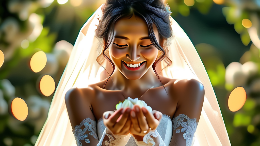 동화 같은 결혼 발표, 류화영의 새로운 시작 (realistic 스타일)