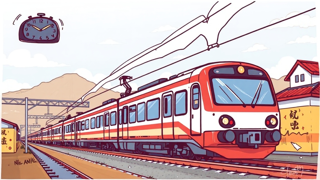 추석 KTX 예매 팁 (cartoon 스타일)