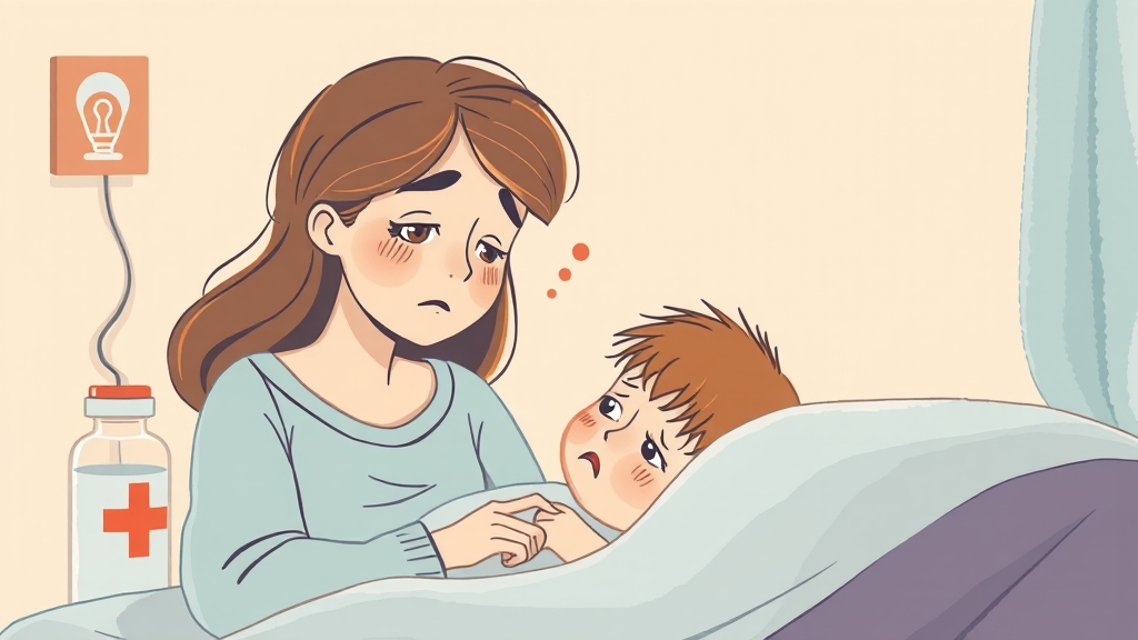 종합 감기약 복용 시 주의사항 (illustration 스타일)