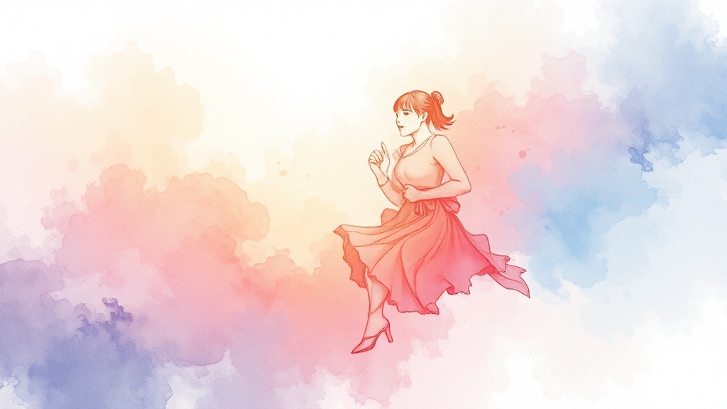 글로벌 AI 시장, 한국의 기회는? (watercolor 스타일)