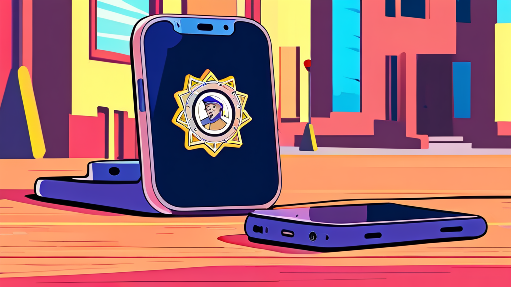 보이스피싱 피해 신고 및 경찰 절차 (cartoon 스타일)