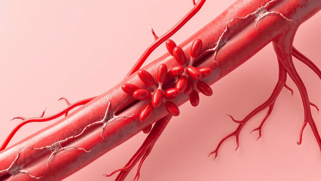 혈관 건강과 혈압 조절 (realistic 스타일)