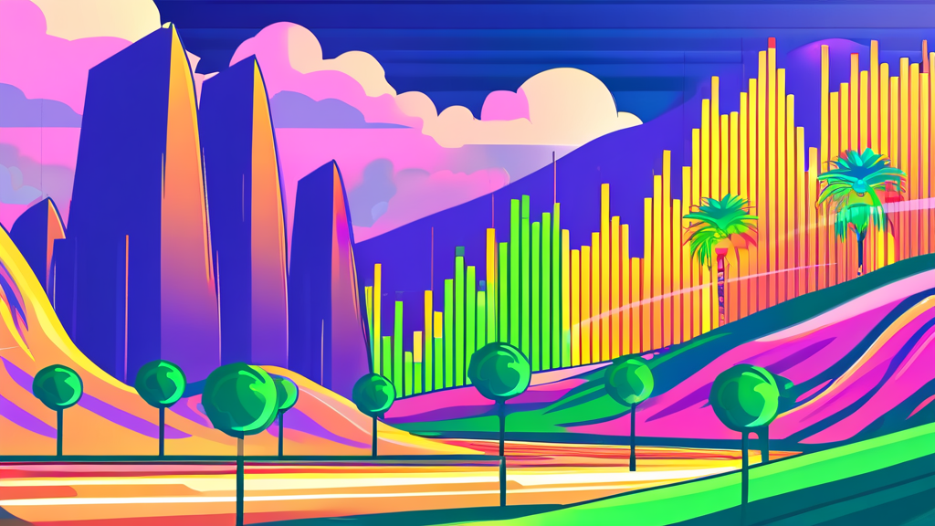 코스닥: 성장 기업 중심 시장의 특징과 매력 (cartoon 스타일)