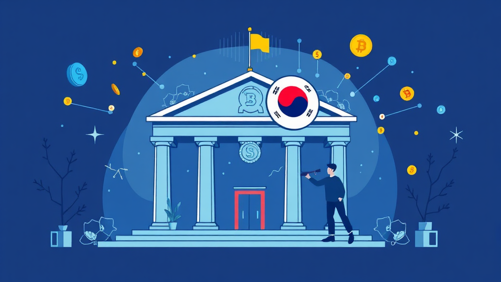 발행 주체 논쟁: 은행 vs 핀테크 (illustration 스타일)