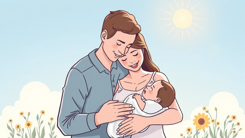 출산지원금, 무엇일까요? (illustration 스타일)