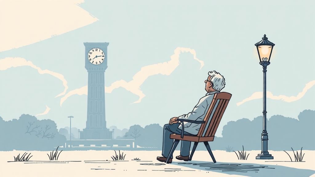 정년 연장과 수급 시기 불일치 (illustration 스타일)