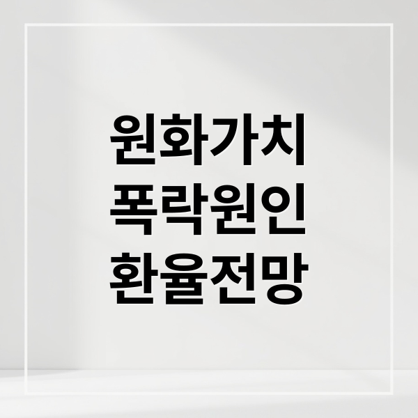 원화가치
폭락원인
환율전망 (원화가치하락 세계1위. 대한민국 원화가치는 전세계에서 선진국에 속할까?후진국에 속할까? 앞으로 전망까지 알려줘)