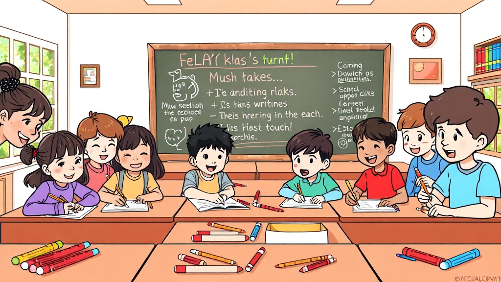 단계별 글쓰기 지도 방법 (illustration 스타일)