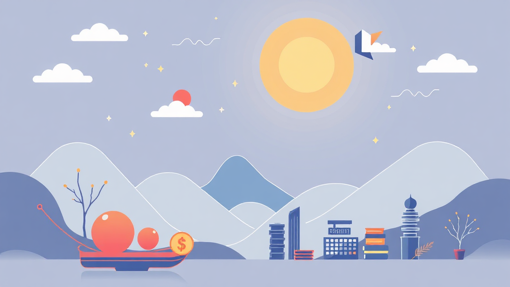 투자 상품 종류 및 특징 (illustration 스타일)