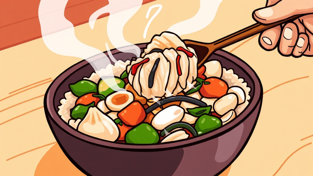 볶음밥으로 완벽 마무리 (cartoon 스타일)