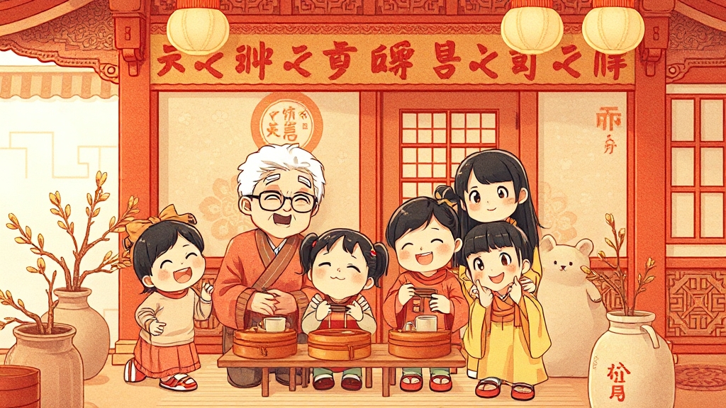 ‘대가족’ 줄거리 요약 (illustration 스타일)