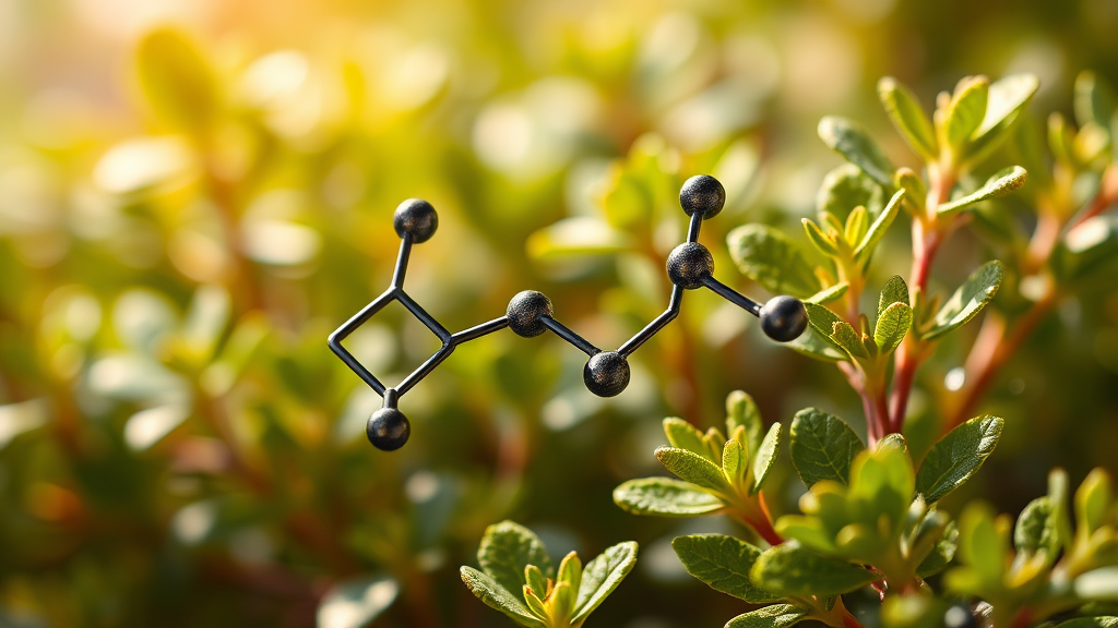 주요 성분: 카바크롤 & 티몰 (realistic 스타일)