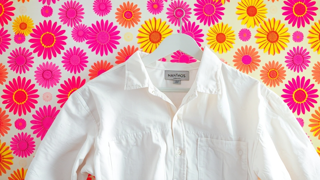 흰옷, 이제 깨끗하게 관리하세요! (popart 스타일)