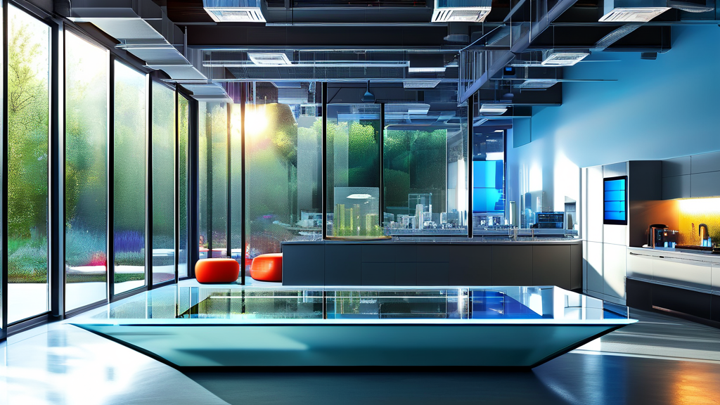 미래 디스플레이를 위한 유리기판 관련주 TOP 5 (realistic 스타일)