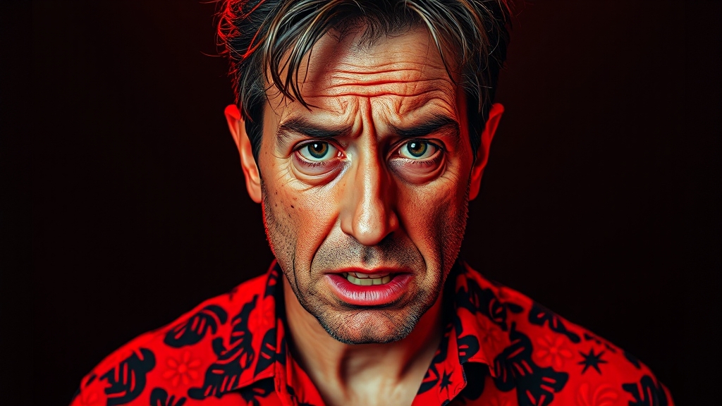 갱년기 증상과 원인 (popart 스타일)