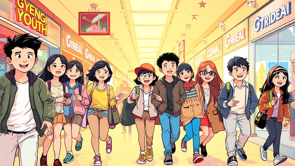 청년 복지포인트, 뭘까? (cartoon 스타일)