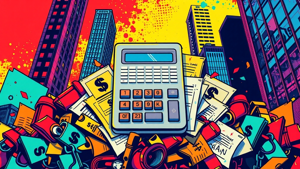 환급액 계산 & 절세 꿀팁 (popart 스타일)