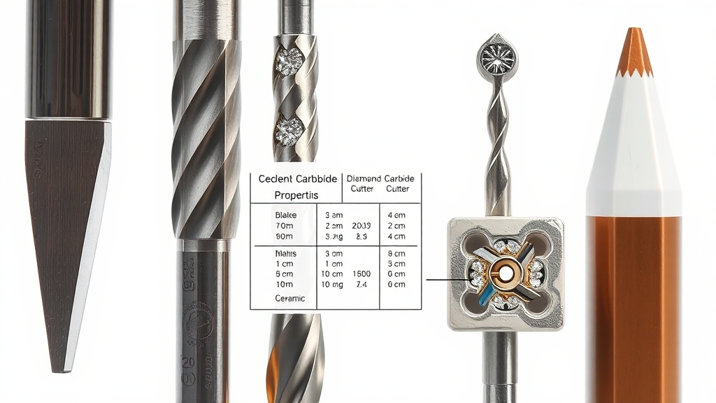 절삭 공구 재질: 뭐가 좋을까요? (realistic 스타일)