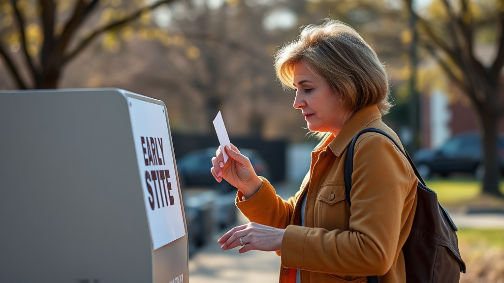 사전투표, 미리 투표하는 방법 알아보기 (realistic 스타일)