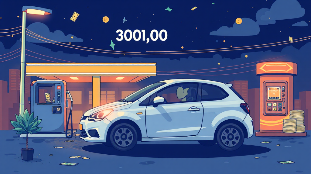 유류세 환급 조건 (illustration 스타일)