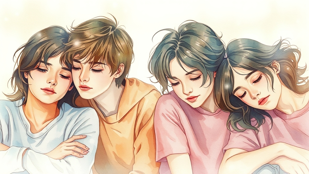기면증, 대체 뭘까요? (watercolor 스타일)