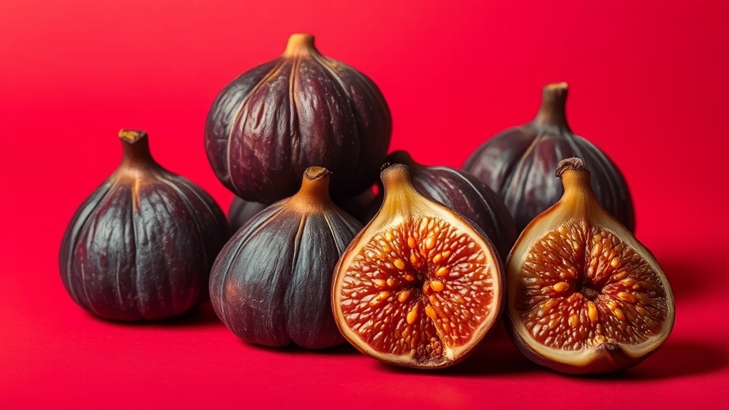 건 무화과 효능 및 부작용 (realistic 스타일)