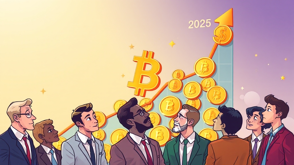 2025년, 10만 달러 가능성은? (cartoon 스타일)