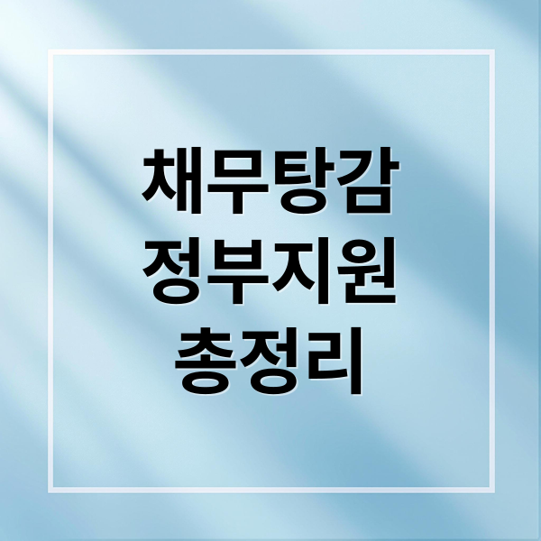 채무탕감
정부지원
총정리 (채무탕감 정부지원 신청)