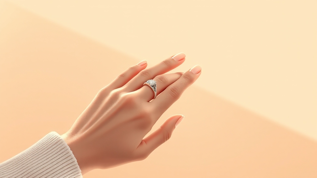 반지 끼임, 미리 예방하자! (illustration 스타일)