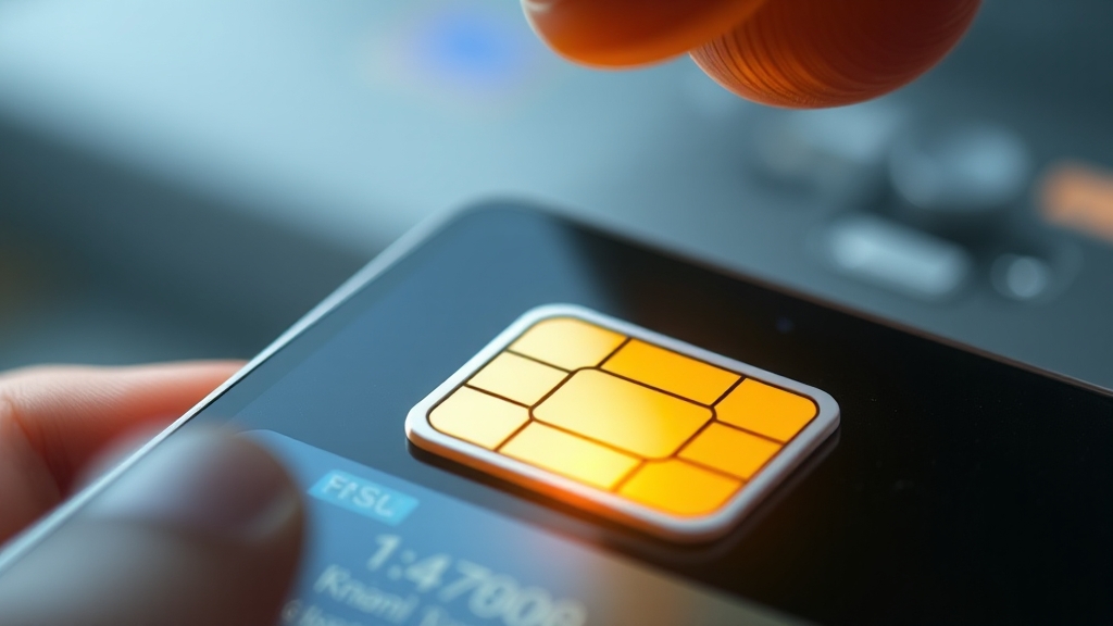 유심 교체, 궁금증 해결! (realistic 스타일)