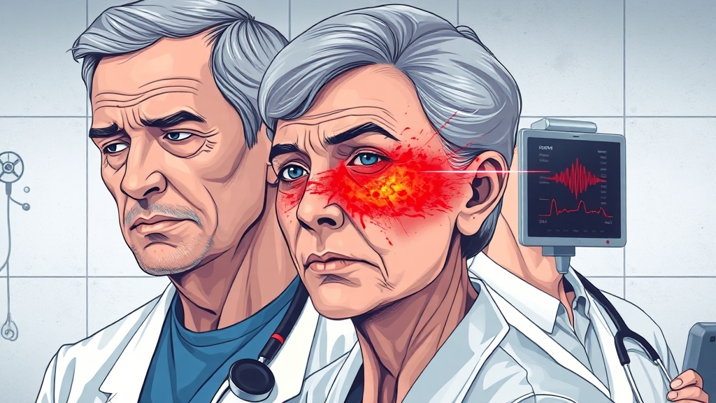 대상포진이란? 원인과 증상 (illustration 스타일)