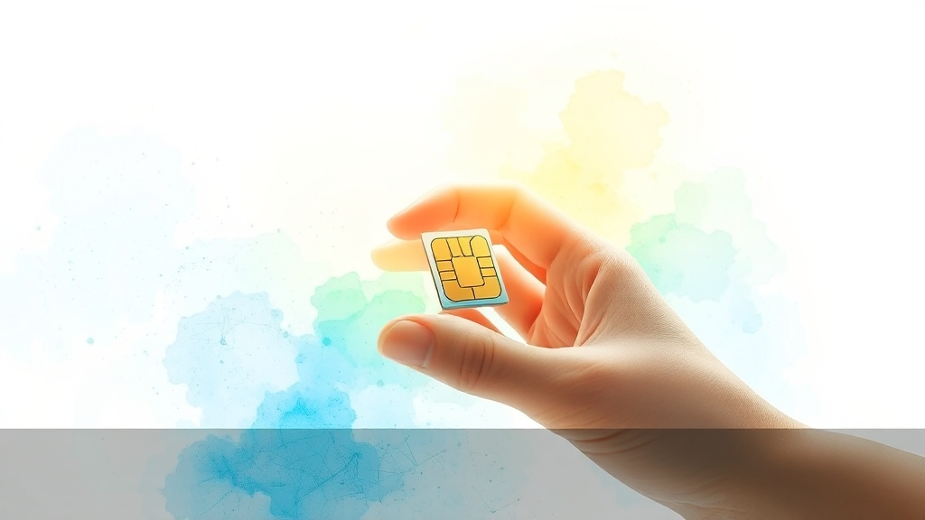 알뜰폰 셀프 개통 방법 (watercolor 스타일)