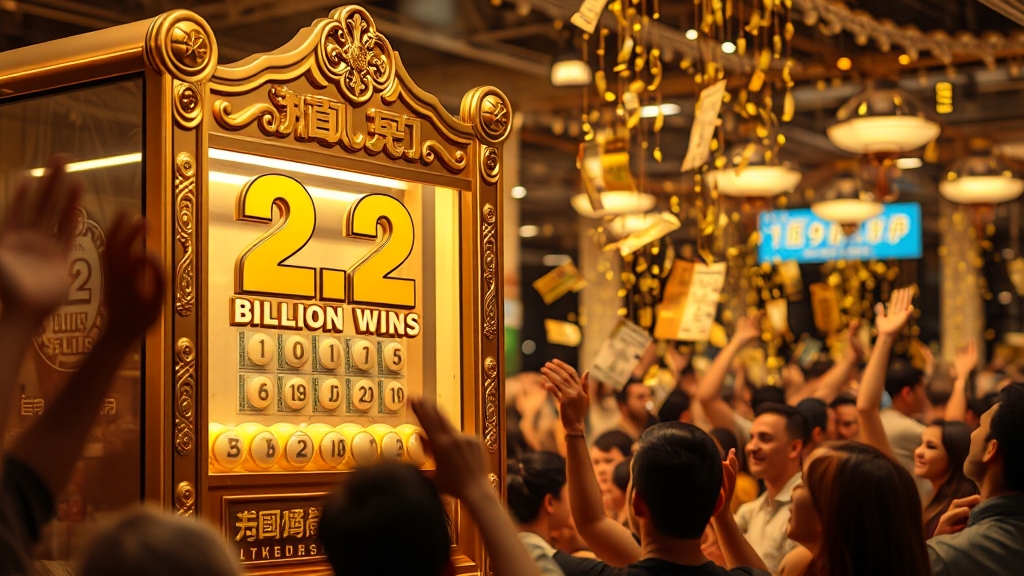 1등 당첨금은 얼마? (realistic 스타일)