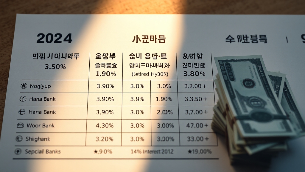 예금 금리 비교: 2024년 최고 금리 (realistic 스타일)