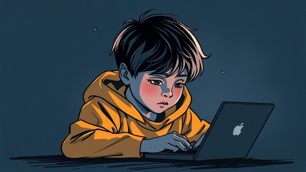 학교폭력과의 연결고리 (illustration 스타일)