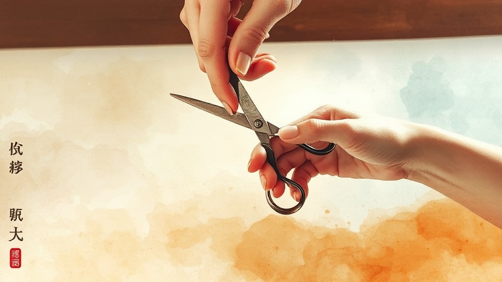 가위바위보 유래와 의미 (watercolor 스타일)