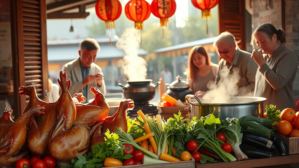 삼계탕 가격, 얼마나 올랐을까? (realistic 스타일)