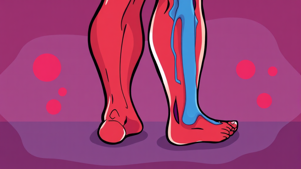 하지정맥류란? (cartoon 스타일)