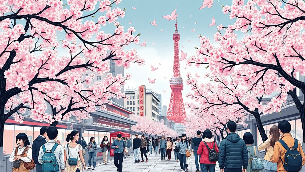 엔저가 일본 경제에 미치는 영향 (illustration 스타일)