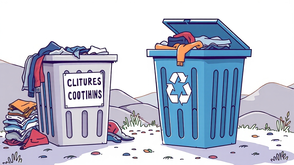 헌옷 수거함, 궁금증 해결! (FAQ) (illustration 스타일)