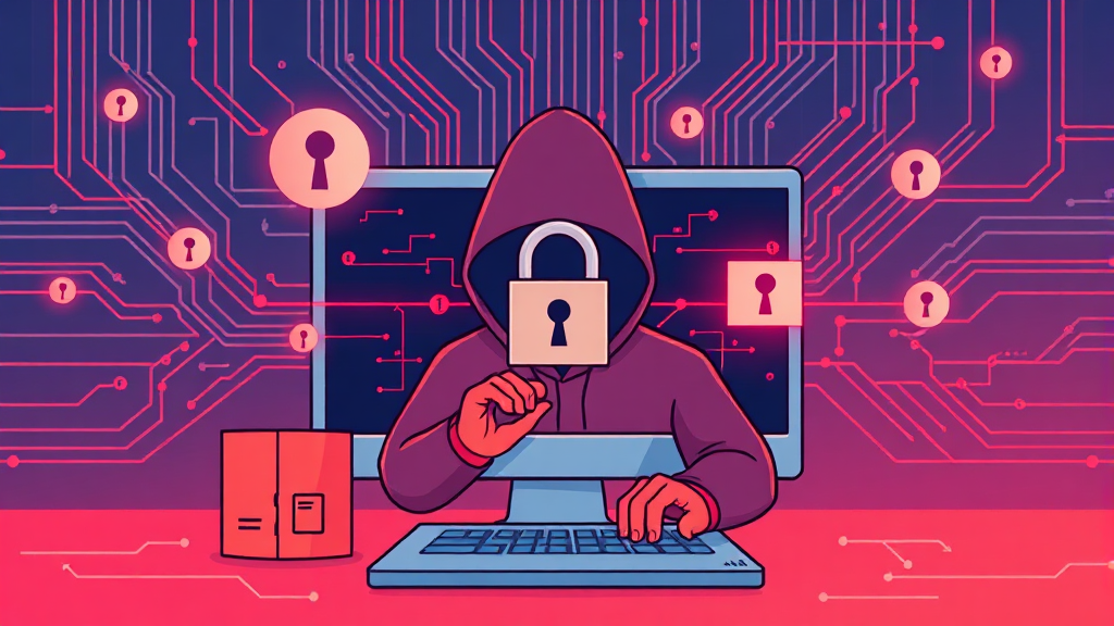 유출된 정보 종류와 위험성 (illustration 스타일)