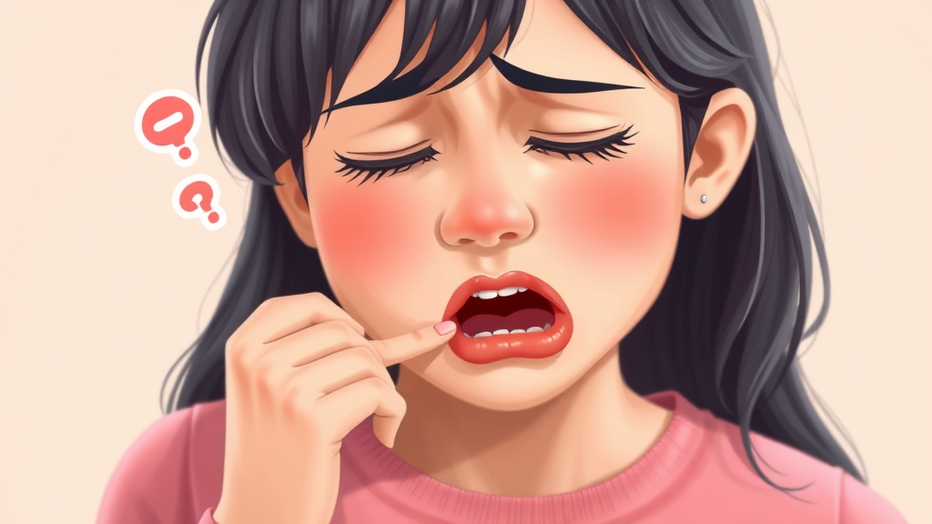 딸꾹질, 왜 나는 걸까요? (realistic 스타일)